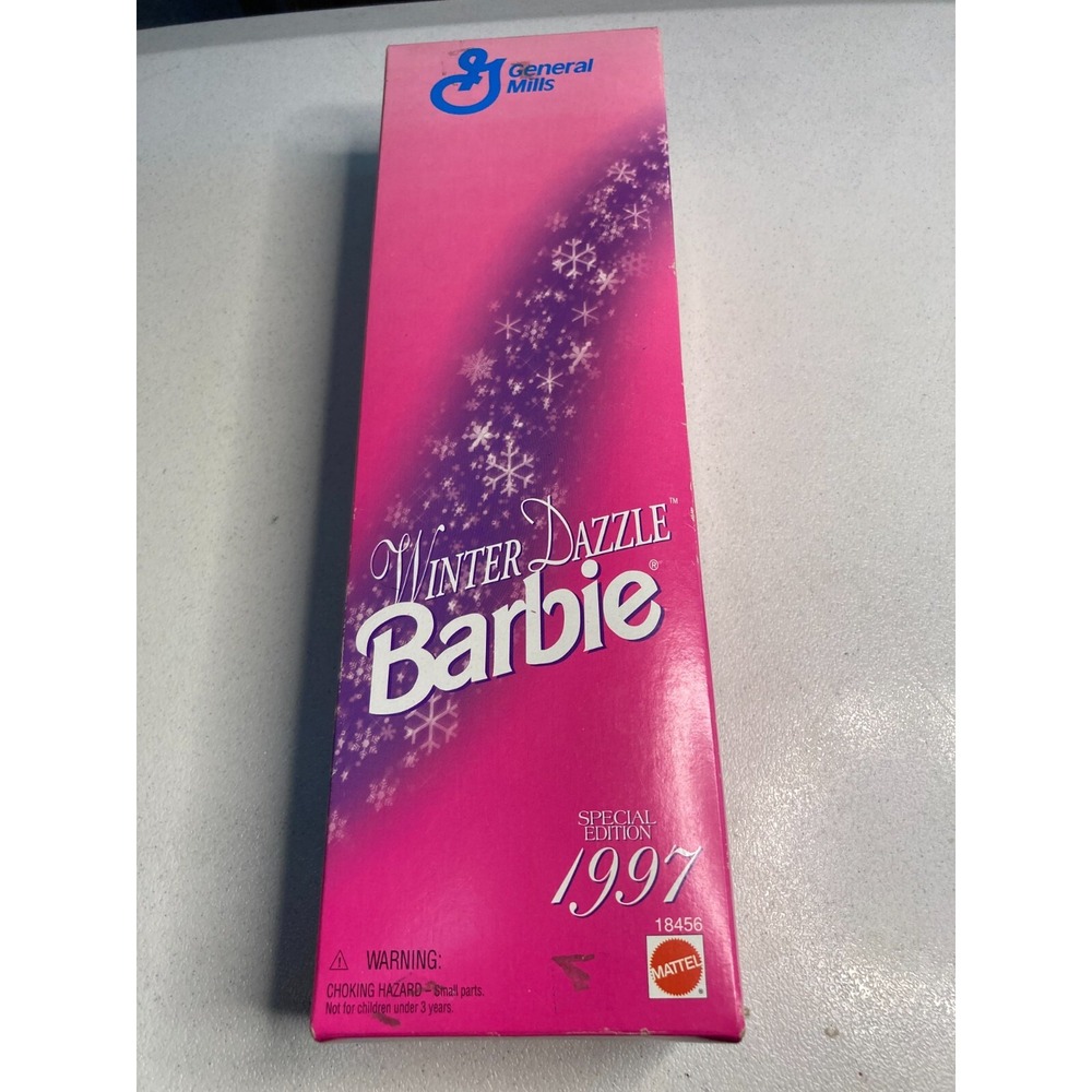 Winter Dazzle Barbie 90s Special Edition Doll 1997 Mattel 18456 General Mills